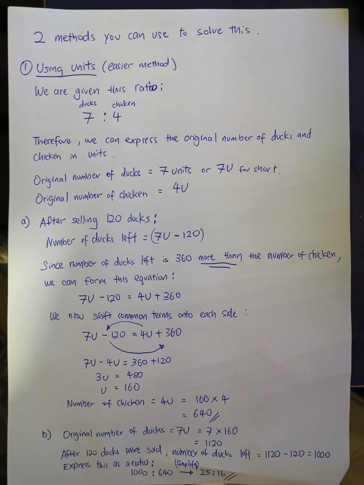 See Charles Josh S Answer To Mimi S Primary 5 Maths Rate Ratio Singapore Question