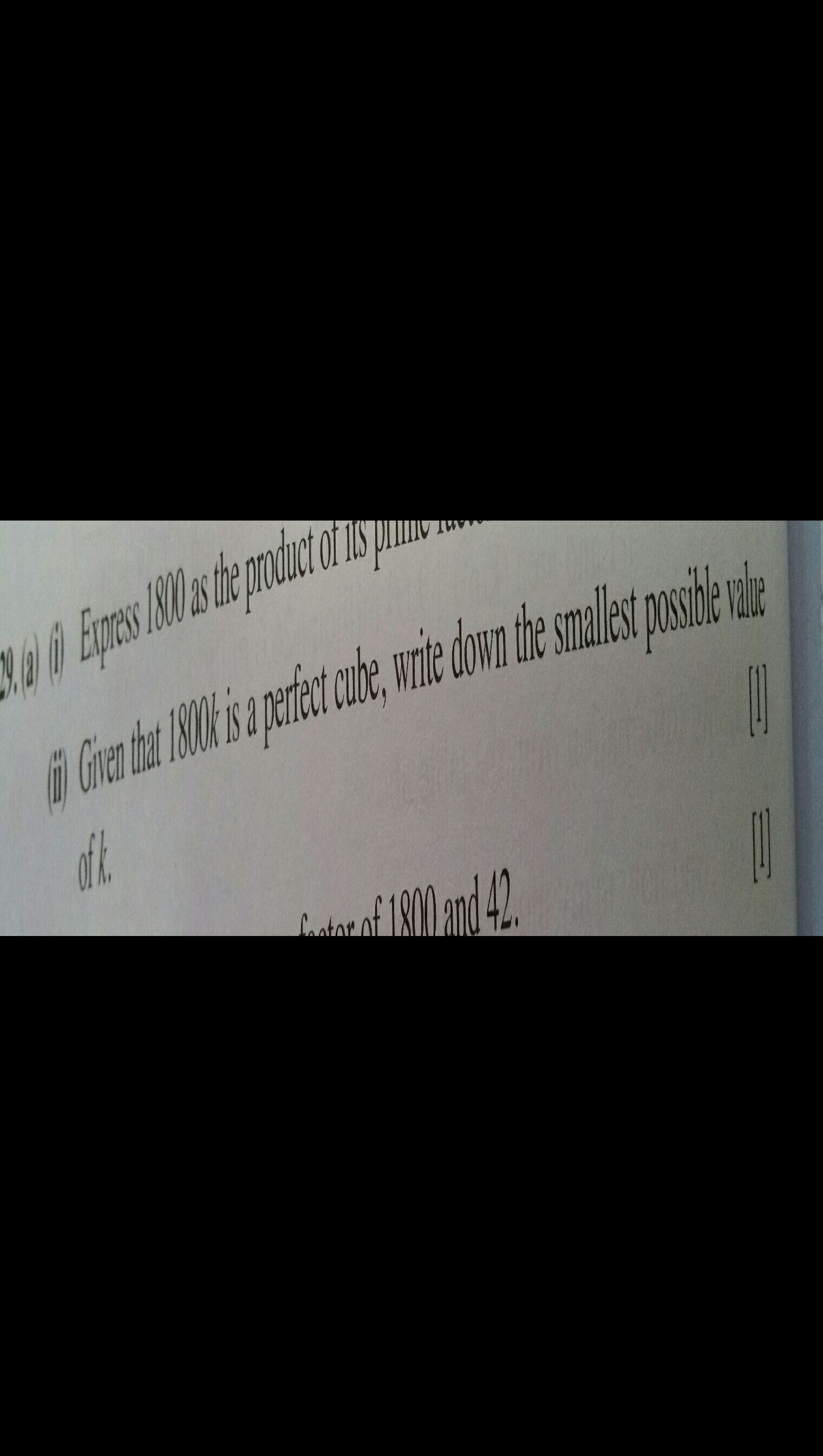 Smallest Integer Value Of Perfect Cube